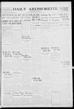 Daily Ardmoreite (Ardmore, Okla.), Vol. 25, No. 166, Ed. 1 Wednesday, March 20, 1918