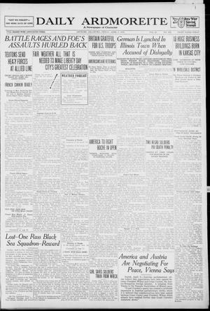 Daily Ardmoreite (Ardmore, Okla.), Vol. 25, No. 182, Ed. 1 Friday, April 5, 1918