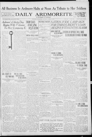 Daily Ardmoreite (Ardmore, Okla.), Vol. 25, No. 183, Ed. 1 Saturday, April 6, 1918