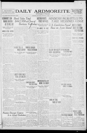 Daily Ardmoreite (Ardmore, Okla.), Vol. 25, No. 188, Ed. 1 Thursday, April 11, 1918