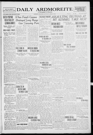 Daily Ardmoreite (Ardmore, Okla.), Vol. 25, No. 204, Ed. 1 Saturday, April 27, 1918