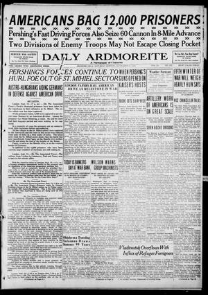 Daily Ardmoreite (Ardmore, Okla.), Vol. 25, No. 341, Ed. 1 Saturday, September 14, 1918