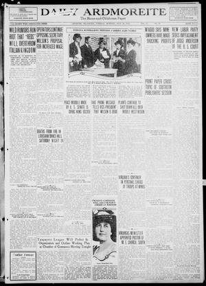 Daily Ardmoreite (Ardmore, Okla.), Vol. 27, No. 39, Ed. 1 Tuesday, November 25, 1919