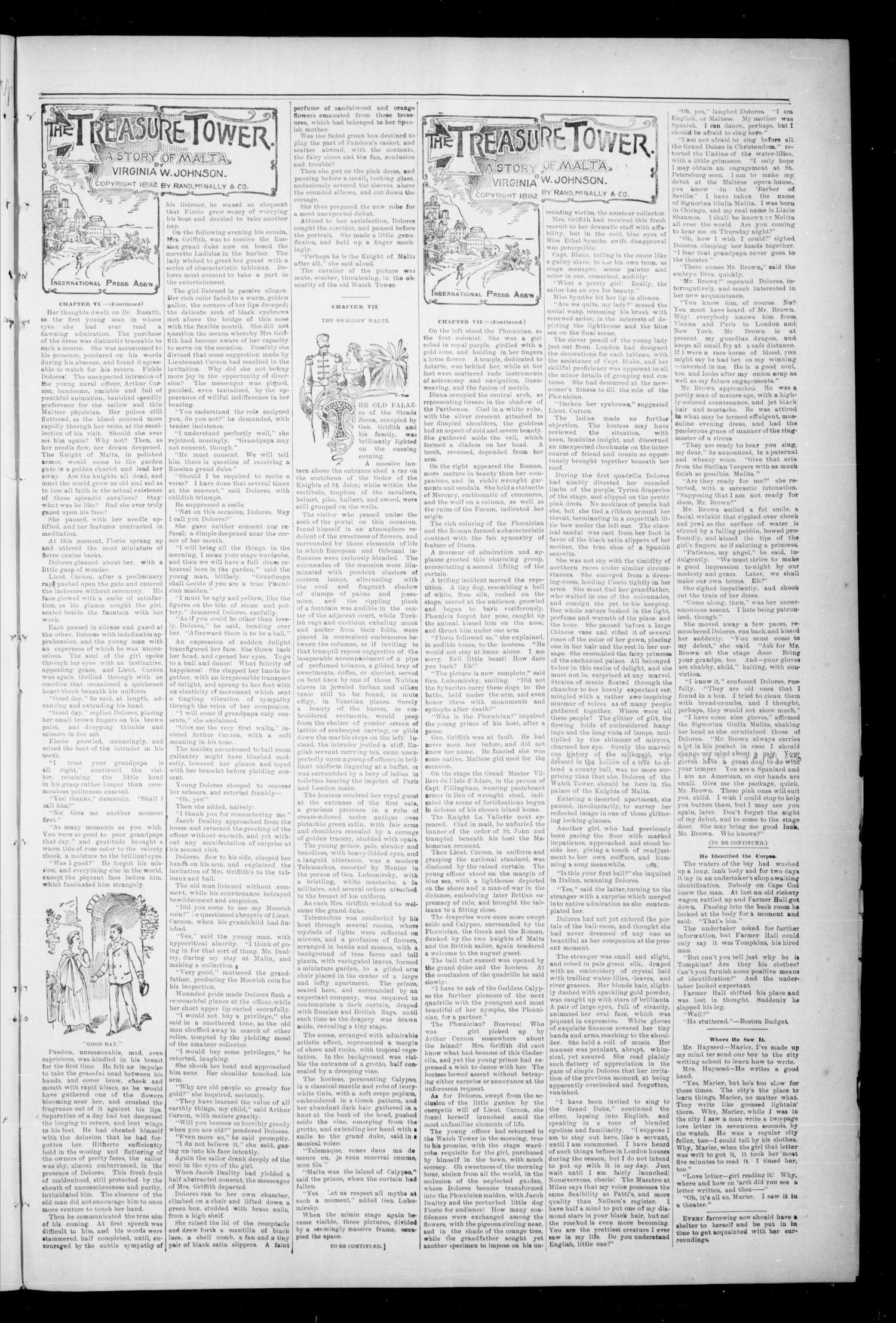 The Tribune--Democrat. (Enid, Okla. Terr.), Vol. 2, No. 39, Ed. 1 Saturday, June 15, 1895
                                                
                                                    [Sequence #]: 3 of 8
                                                