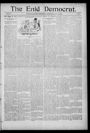 The Enid Democrat. (Enid, Okla. Terr.), Vol. 3, No. 56, Ed. 1 Saturday, October 10, 1896