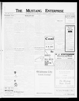The Mustang Enterprise (Oklahoma [Mustang], Okla.), Vol. 8, No. 19, Ed. 1 Thursday, April 25, 1912