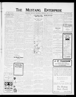 Primary view of object titled 'The Mustang Enterprise (Oklahoma [Mustang], Okla.), Vol. 8, No. 24, Ed. 1 Thursday, May 30, 1912'.