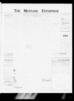 The Mustang Enterprise (Oklahoma [Mustang], Okla.), Vol. 8, No. 15, Ed. 1 Thursday, March 28, 1912