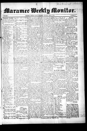 Maramec Weekly Monitor. (Maramec, Okla.), Vol. 9, No. 32, Ed. 1 Thursday, April 11, 1912