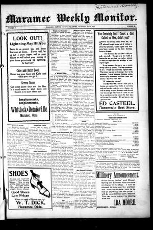 Maramec Weekly Monitor. (Maramec, Okla.), Vol. 9, No. 35, Ed. 1 Thursday, May 2, 1912