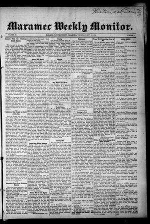 Maramec Weekly Monitor. (Maramec, Okla.), Vol. 10, No. 4, Ed. 1 Thursday, September 26, 1912