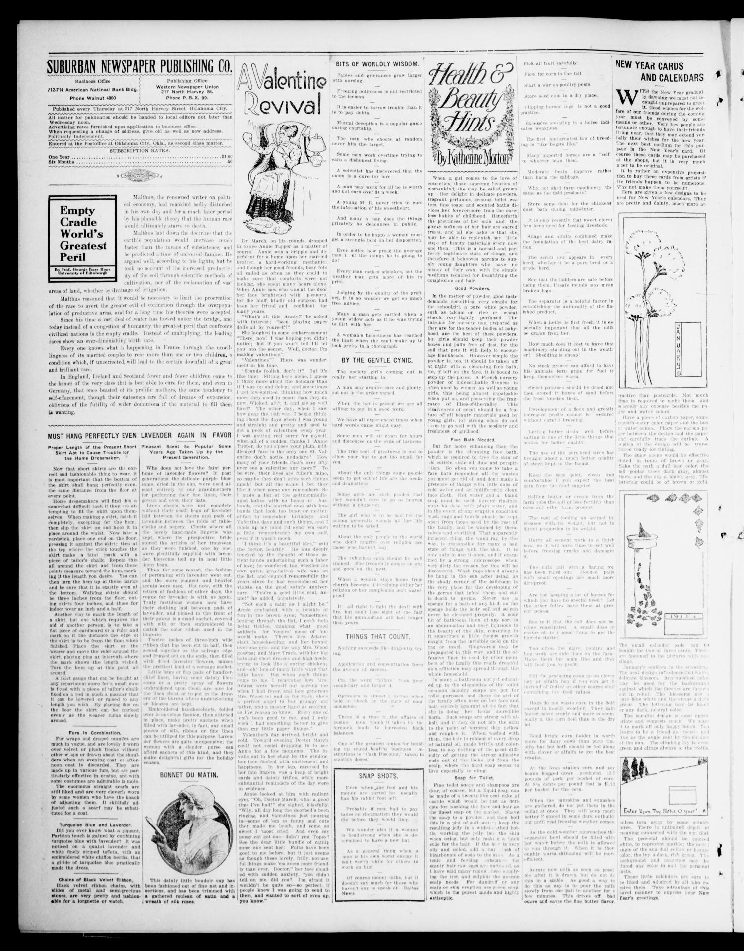 The Mustang Enterprise (Oklahoma [Mustang], Okla.), Vol. 9, No. 7, Ed. 1 Thursday, February 6, 1913
                                                
                                                    [Sequence #]: 4 of 8
                                                