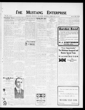 The Mustang Enterprise (Oklahoma [Mustang], Okla.), Vol. 9, No. 8, Ed. 1 Thursday, February 13, 1913
