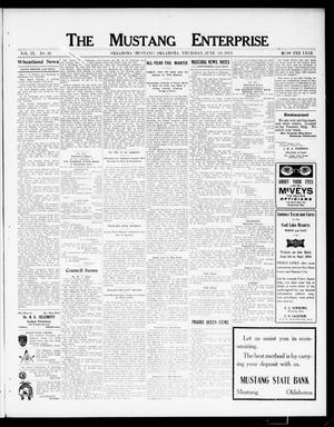 The Mustang Enterprise (Oklahoma [Mustang], Okla.), Vol. 9, No. 26, Ed. 1 Thursday, June 19, 1913