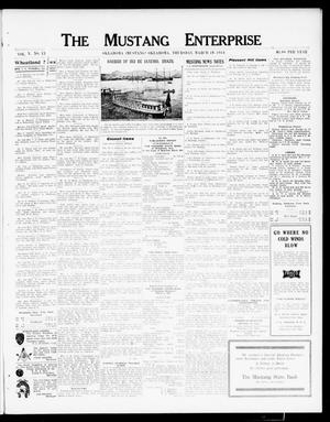 The Mustang Enterprise (Oklahoma [Mustang], Okla.), Vol. 10, No. 13, Ed. 1 Thursday, March 19, 1914