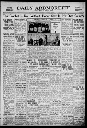 Daily Ardmoreite (Ardmore, Okla.), Vol. 28, No. 35, Ed. 1 Wednesday, November 17, 1920