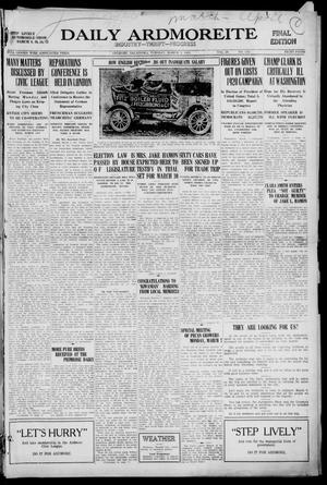 Daily Ardmoreite (Ardmore, Okla.), Vol. 28, No. 119, Ed. 1 Tuesday, March 1, 1921