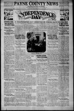 Payne County News (Stillwater, Okla.), Vol. 37, No. 84, Ed. 1 Friday, July 5, 1929