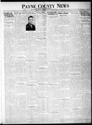 Primary view of object titled 'Payne County News (Stillwater, Okla.), Vol. 45, No. 9, Ed. 1 Friday, October 30, 1936'.