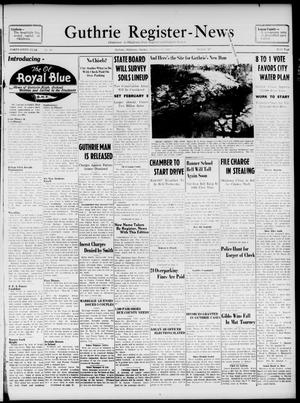 Guthrie Register-News (Guthrie, Okla.), Vol. 46, No. 84, Ed. 1 Sunday, January 30, 1938