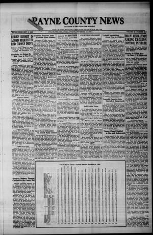 Primary view of object titled 'Payne County News (Stillwater, Okla.), Vol. 43, No. 12, Ed. 1 Friday, November 16, 1934'.