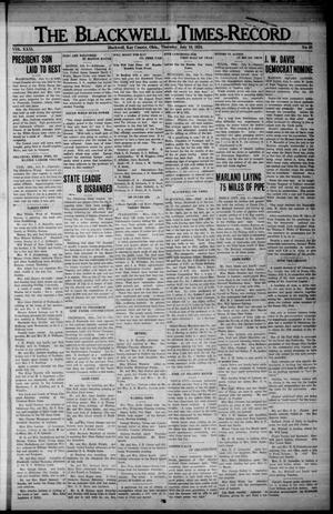 The Blackwell Times-Record (Blackwell, Okla.), Vol. 31, No. 45, Ed. 1 Thursday, July 10, 1924