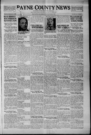 Payne County News (Stillwater, Okla.), Vol. 38, No. 5, Ed. 1 Friday, October 4, 1929