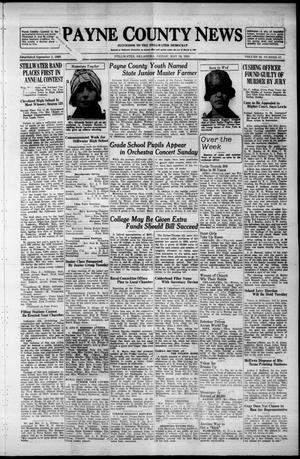 Payne County News (Stillwater, Okla.), Vol. 38, No. 37, Ed. 1 Friday, May 16, 1930