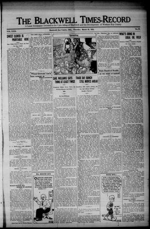 The Blackwell Times-Record (Blackwell, Okla.), Vol. 31, No. 29, Ed. 1 Thursday, March 20, 1924