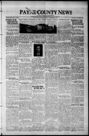 Primary view of object titled 'Payne County News (Stillwater, Okla.), Vol. 44, No. 13, Ed. 1 Friday, November 22, 1935'.
