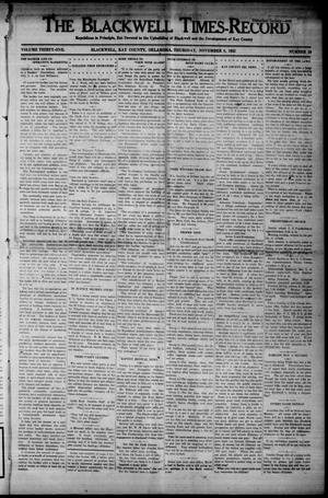 The Blackwell Times-Record (Blackwell, Okla.), Vol. 31, No. 10, Ed. 1 Thursday, November 8, 1923