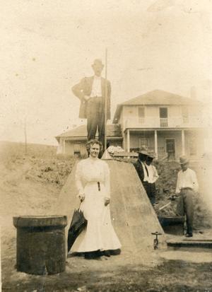 [Unknown People in Front of Zodletone Hotel]