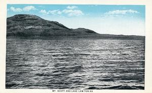 Mt. Scott and Lake Lawtonka