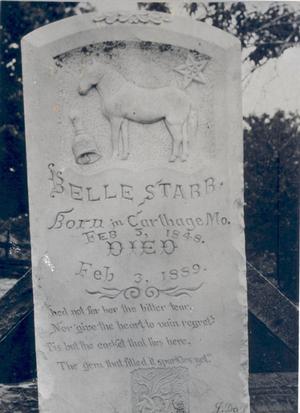 Belle Starr Grave Marker