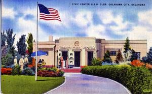 Primary view of object titled 'Civic Center USO Club'.