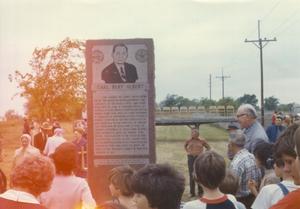 Carl Albert Monument Dedication