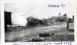 Primary view of object titled 'April 1947 Woodward Tornado'.