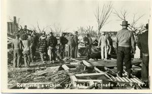 Primary view of object titled 'April 9, 1947 Woodward Tornado'.
