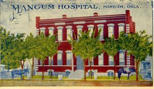 Primary view of object titled 'Mangum Hospital'.