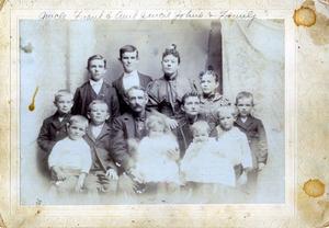 Primary view of object titled 'Frank and Jurcil Johns Family'.