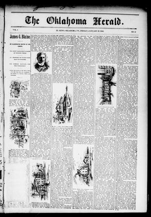 The Oklahoma Herald. (El Reno, Okla. Terr.), Vol. 4, No. 41, Ed. 1 Friday, January 27, 1893