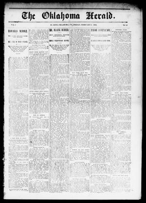 The Oklahoma Herald. (El Reno, Okla. Terr.), Vol. 4, No. 42, Ed. 1 Friday, February 3, 1893