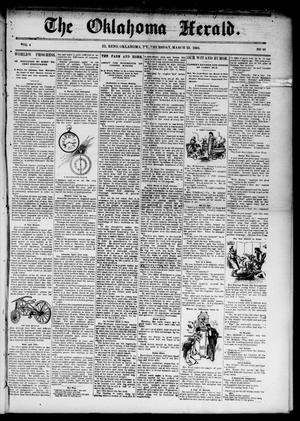 The Oklahoma Herald. (El Reno, Okla. Terr.), Vol. 4, No. 48, Ed. 1 Thursday, March 23, 1893