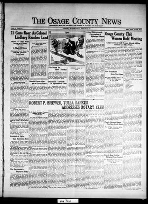 The Osage County News (Pawhuska, Okla.), Vol. 16, No. 25, Ed. 1 Friday, February 3, 1928