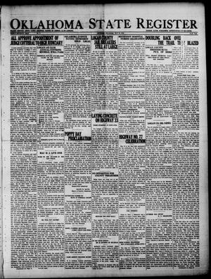 Oklahoma State Register (Guthrie, Okla.), Vol. 37, No. 6, Ed. 1 Thursday, May 24, 1928