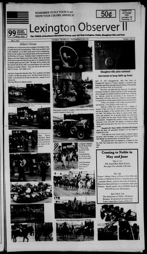 Lexington Observer II (Lexington, Okla.), Vol. 2, No. 5, Ed. 1 Monday, May 2, 2011