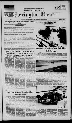 Lexington Observer (Lexington, Okla.), Vol. 13, No. 11, Ed. 1 Thursday, June 19, 2008
