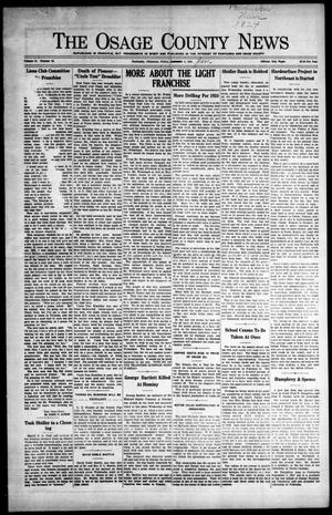 The Osage County News (Pawhuska, Okla.), Vol. 11, No. 19, Ed. 1 Friday, January 4, 1924