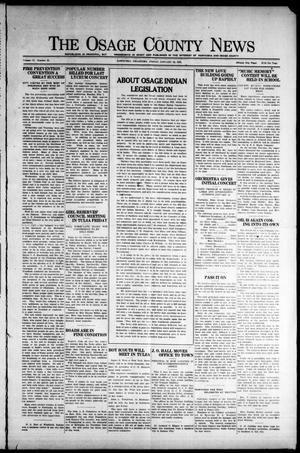 The Osage County News (Pawhuska, Okla.), Vol. 12, No. 22, Ed. 1 Friday, January 23, 1925