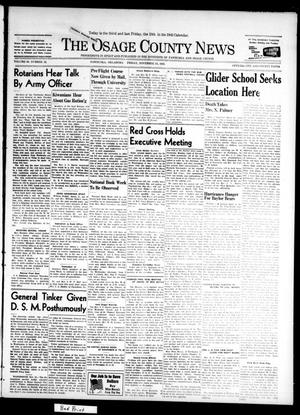 The Osage County News (Pawhuska, Okla.), Vol. 30, No. 52, Ed. 1 Friday, November 13, 1942